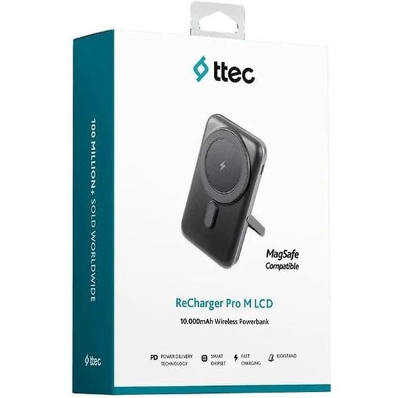 Powerbank TTEC ReCharger Pro M 10.000 mAh 20W - Black image 2