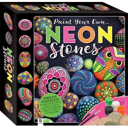 Paint your own NEON stones