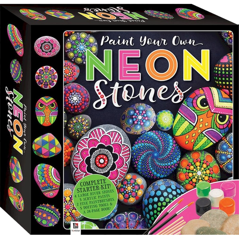 Paint your own NEON stones