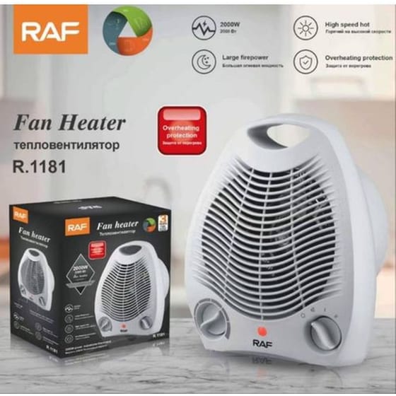RAF R1181 2000W Αερόθερμο Δαπέδου Λευκό image 2