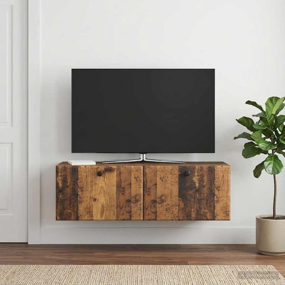 Επιτοίχιο Έπιπλο Τηλεόρασης VidaXL 98x31x30 cm image 2