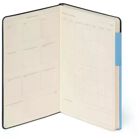 Σημειωματάριο Legami Ριγέ Medium Retro Blue image 3