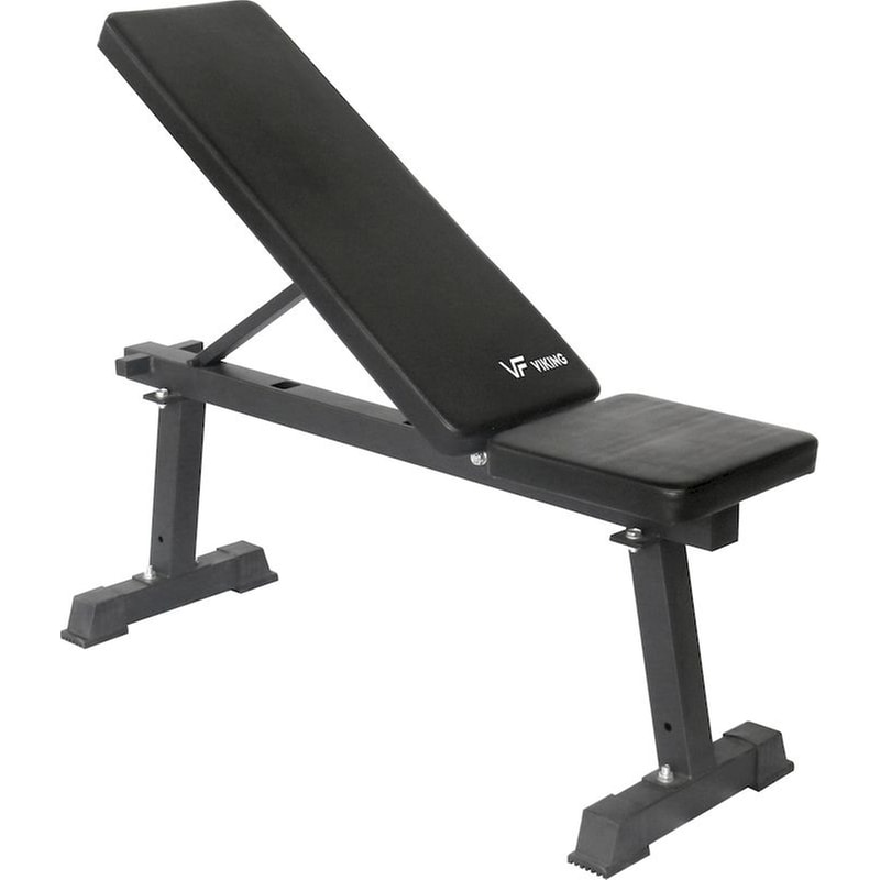 Ρυθμιζόμενος Κατακλινής Πάγκος Γυμναστικής Viking BR-40 110x37.5x47.5cm - Μαύρο