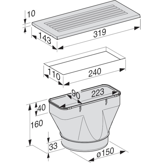 Σετ Ανακύκλωσης Αέρα MIELE DUU 151 Inox image 1