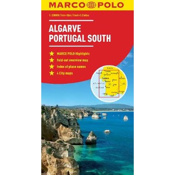 Algarve, Portugal South Marco Polo Map image 0