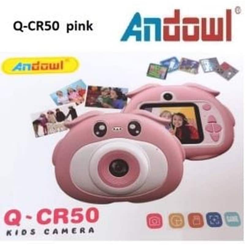 Παιδική Φωτογραφική Μηχανή Κάμερα Ροζ Γουρουνάκι Q-cr50 Andowl