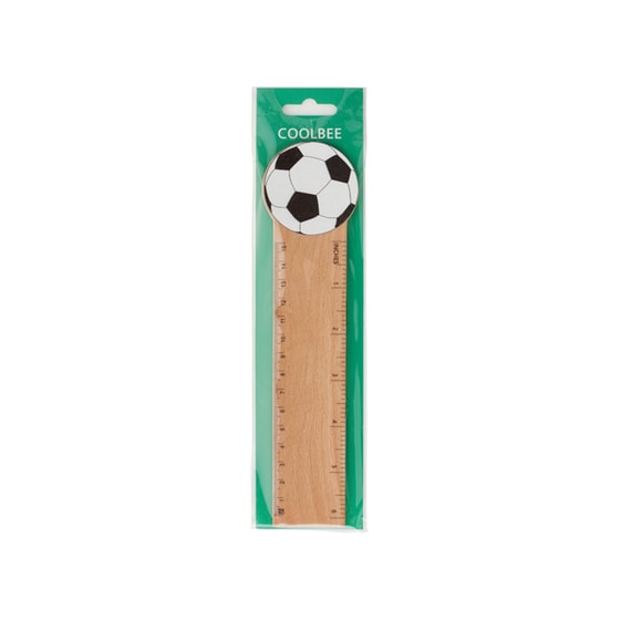 Χάρακας Coolbee Football 15cm image 1