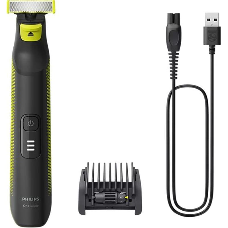 PHILIPS ONEBLADE QP6506/15 Ξυριστική Μηχανή Επαναφορτιζόμενη Μαύρο