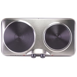 Διπλή Επιτραπέζια Ηλεκτρική Εστία BEPER 90.8253 2500 W Inox