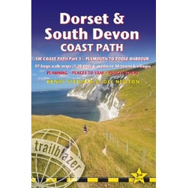 Dorset and South Devon Coast Path - guide and maps to 48 towns and villages with large-scale walking maps (1:20 000)