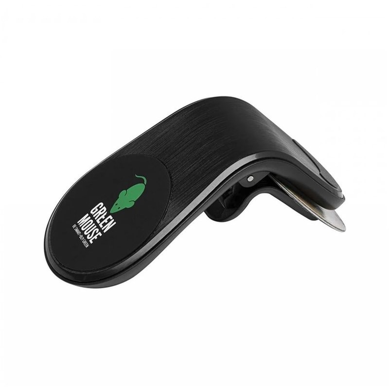 OEM Βάση Στήριξης Αυτοκινήτου Αεραγωγού Green Mouse Μαγνητική - Μαύρο
