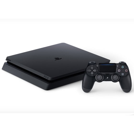 Sony PS4 Slim 1TB Μαύρο & Marvel's Spider-Man & NBA 2K19 image 2