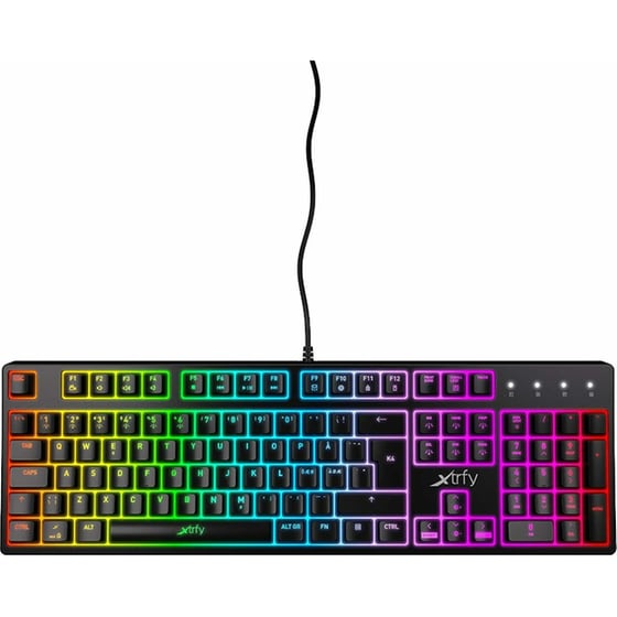 Xtrfy K4 RGB Gaming Μηχανικό Ενσύρματο Πληκτρολόγιο με Kailh Red διακόπτες και RGB φωτισμό (UK) image 0