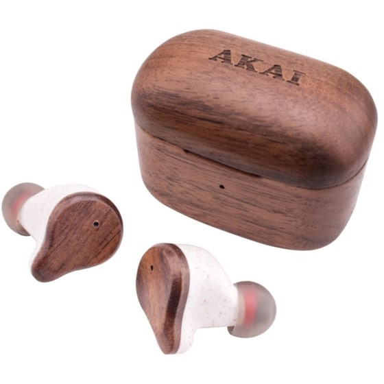 Ακουστικά Bluetooth Akai BTE-W300ENC - Καφέ image 2
