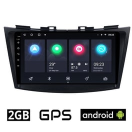 OEM Ηχοσύστημα Αυτοκινήτου Suzuki Swift (2011-2016) Οθόνη αφής 9" 16GB+2GB Μαύρο