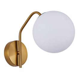 Απλίκα Τοίχου Homelighting Μεταλλική 25x15x15 cm - Χρυσή