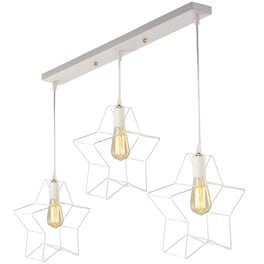 Φωτιστικό Οροφής Τρίφωτο Χατζηκοντίδης R80 Star9 Αστέρι Μεταλλικό - Λευκό