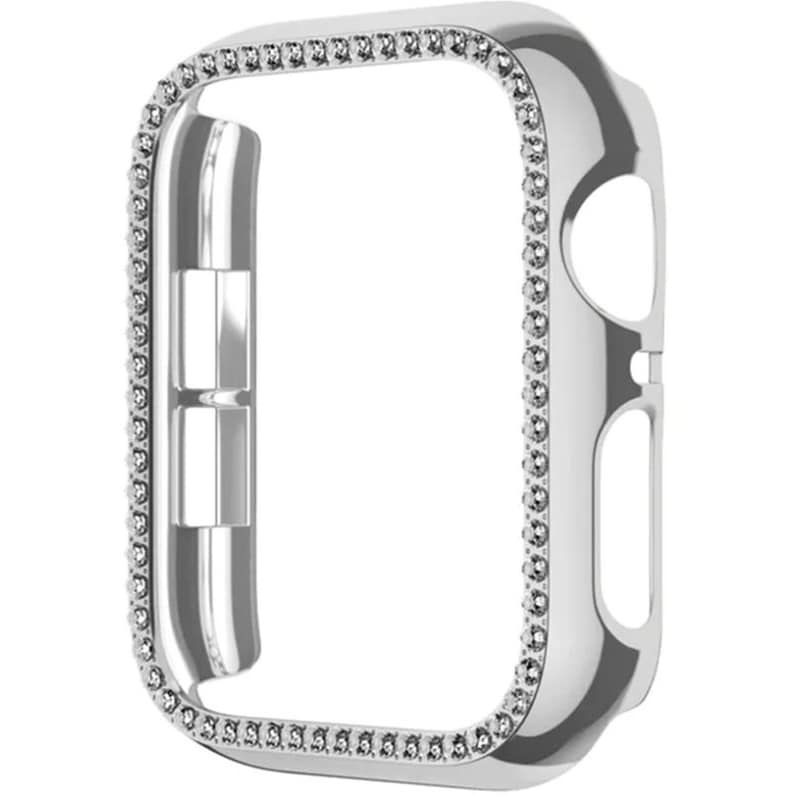 Θήκη Sonique Luxury Diamond Pc για Apple Watch 40mm - Ασημί