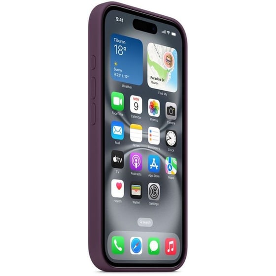 Θήκη Apple iPhone 16 - Silicone Case with MagSafe - Plum image 5