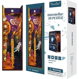 DIY 3D Puzzle Book Nook Kit Βιβλιοστάτης - Interstellar