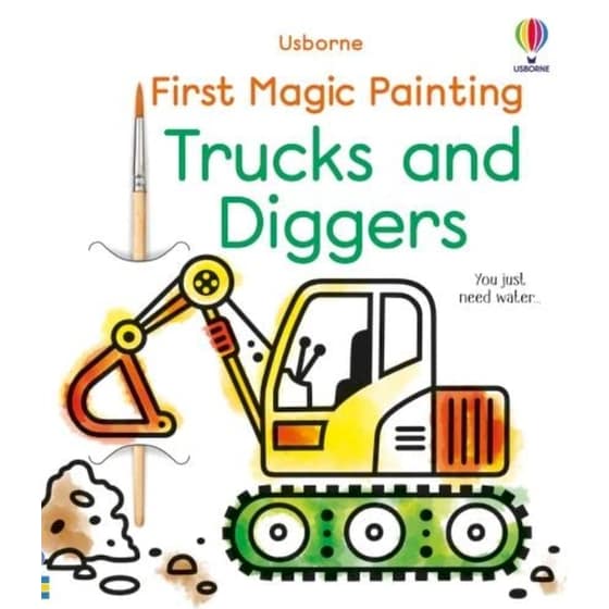 First Magic Painting Trucks and Diggers image 0