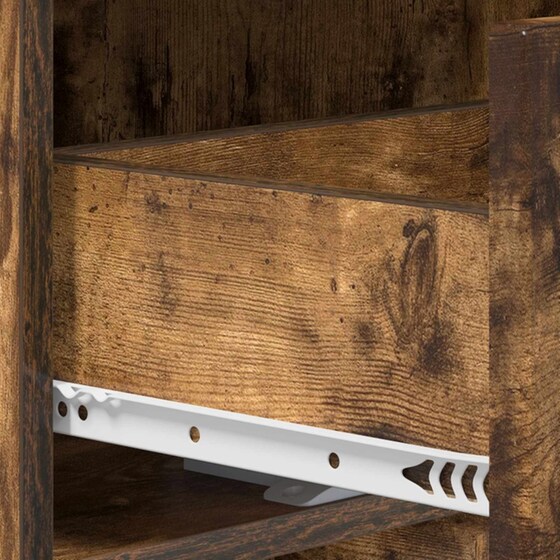 Βάση Τηλεόρασης VidaXL 90x34.5x40 cm - Καπνισμένο Ξύλο Δρυός image 7