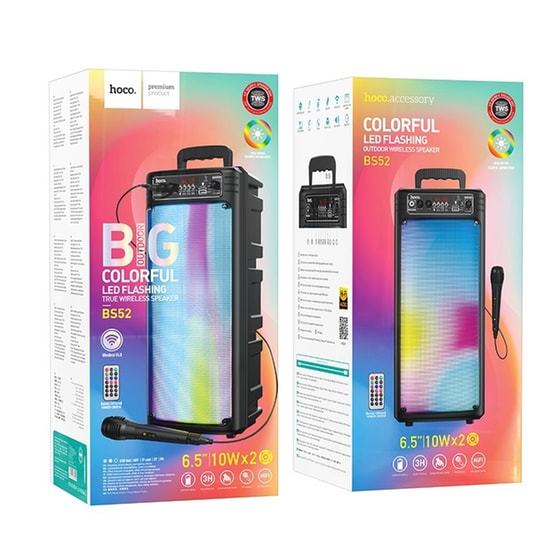 Φορητό Ηχείο Hoco BS52 Billowing 20W - Μαύρο image 5
