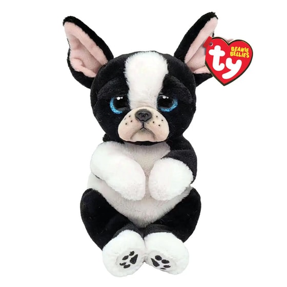 Λούτρινο TY Beanie Bellies Tink Fluffy Σκυλάκι Λευκό/Μαύρο (15cm) 1607-41054 image 0