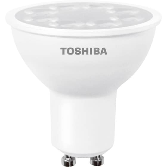 Λάμπα LED Toshiba GU10 4W 3000K - Θερμό Λευκό image 0