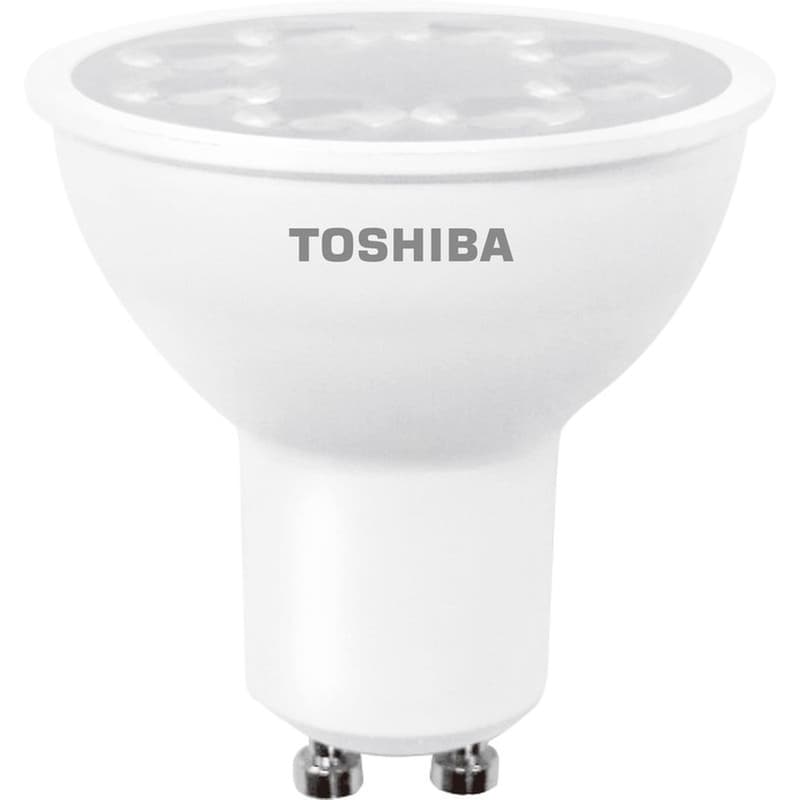 TOSHIBA Λάμπα LED Toshiba GU10 4W 3000K - Θερμό Λευκό
