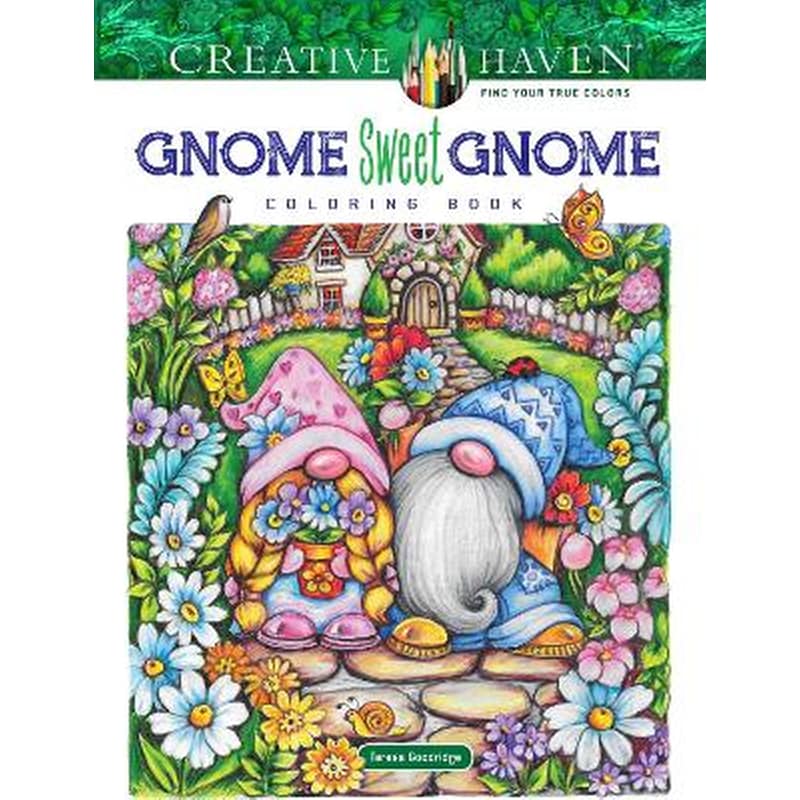 Creative Haven Gnome Sweet Gnome Coloring Book