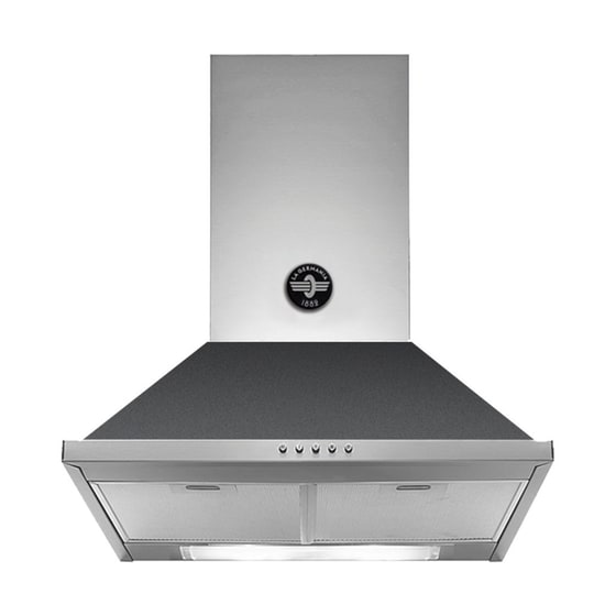 LA GERMANIA KPL60PLAG1NEA  60 cm Μαύρο Απορροφητήρας Καμινάδα Τζάκι image 0