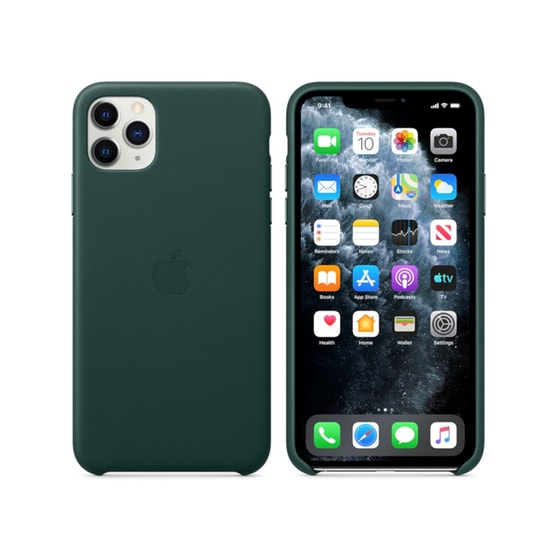 Θήκη  iPhone 11 Pro Max - Apple Leather Case - Green image 0