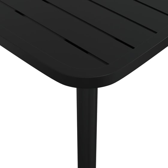 Τραπέζι Εξωτερικού Χώρου VidaXL από Ατσάλι 80x80x71 cm - Ανθρακί image 4