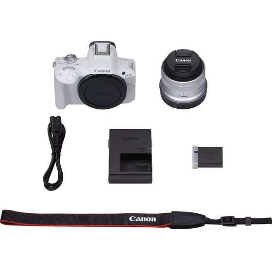 Φωτογραφική Μηχανή Mirrorless Canon EOS R50 & Φακός Canon RF-S 18-45mm f4.5-6.3 IS STM - Λευκό image 8