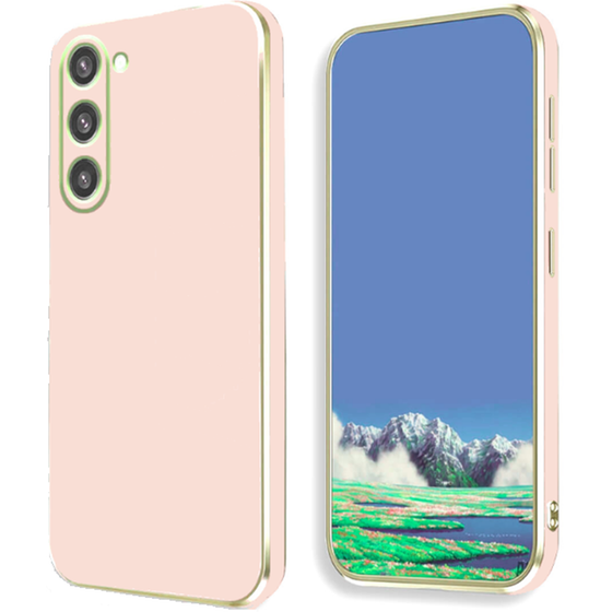 Θήκη Samsung Galaxy S23 Plus - Bodycell Gold Plated - Pink image 0