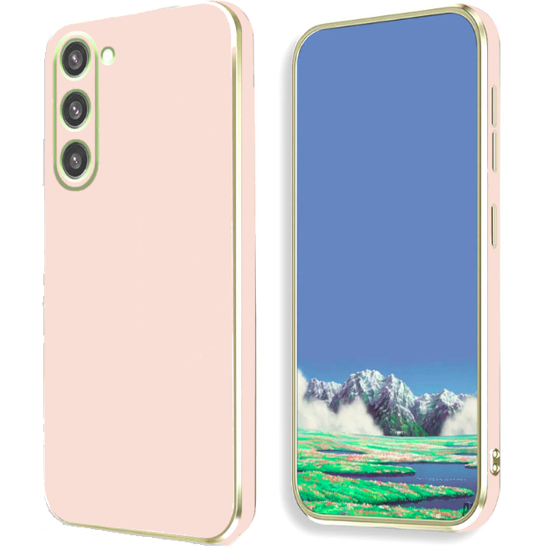 BODYCELL Θήκη Samsung Galaxy S23 Plus - Bodycell Gold Plated - Pink