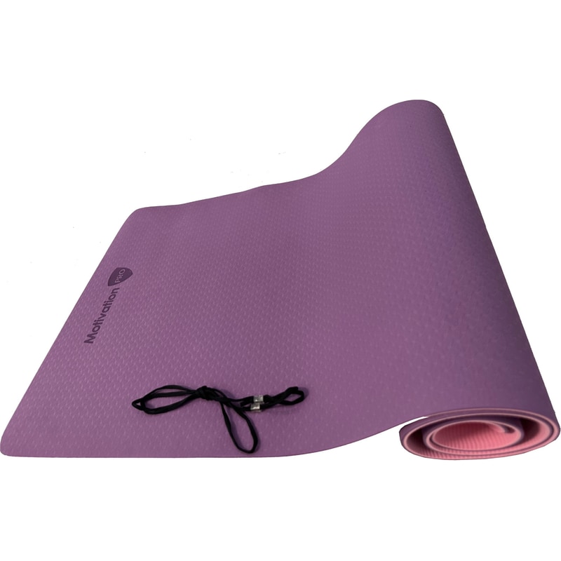 MOTIVATIONPRO Στρώμα Γυμναστικής Yoga - Pilates MotivationPro 183x61 cm - Ροζ