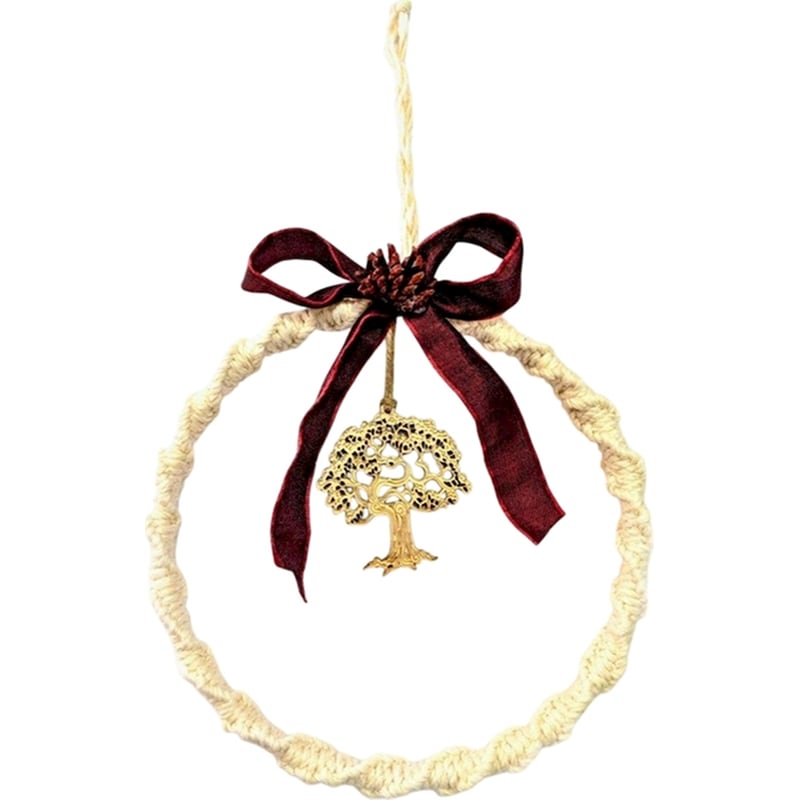 FEELBOHO Κρεμαστο Στεφανι Μακραμε