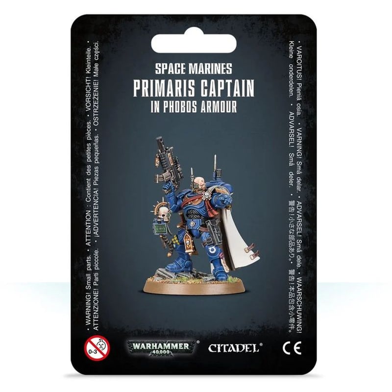 GAMES WORKSHOP Space Marines Captain In Phobos Armour Warhammer 40k GAMES WORKSHOP