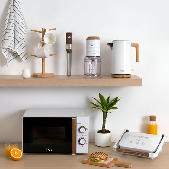 Συσκευή για Αφρόγαλα IZZY Wooden IZ-6201W 500 W Λευκό image 2