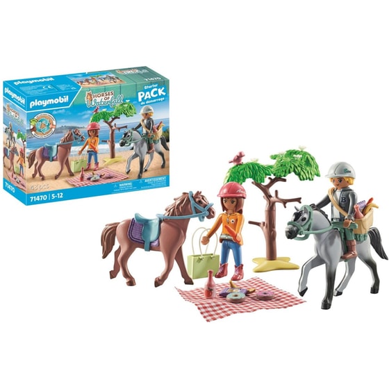 PLAYMOBIL® Horses of Waterfall Starter Pack Βόλτα στην παραλία με την Amelia και τον Ben (71470) image 3