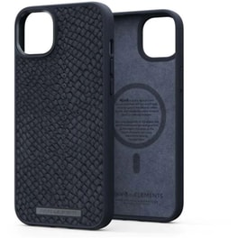 Θήκη Apple iPhone 14 Plus - Njord Salmon Leather MagSafe Case - Black