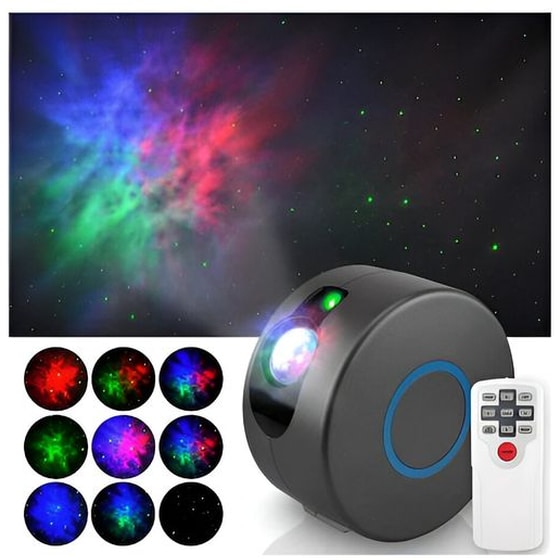 Περιστρεφόμενο Παιδικό Φωτιστικό Projector Με Προβολή Αστεριών Aurora Starry Sky image 4
