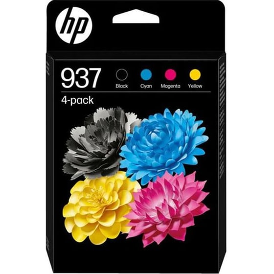 HP 937 Πολλαπλό Μελάνι Εκτυπωτή 6C400NE με 4 δοχεία μελάνης image 0