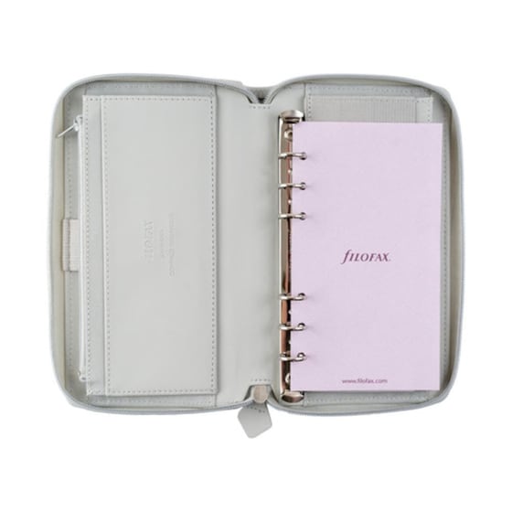 Organiser Personal Saffiano Zip Granite Filofax image 1