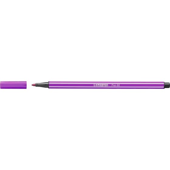 Μαρκαδόρος Γραφής Stabilo Pen 68 Λιλά 1.0 mm image 0