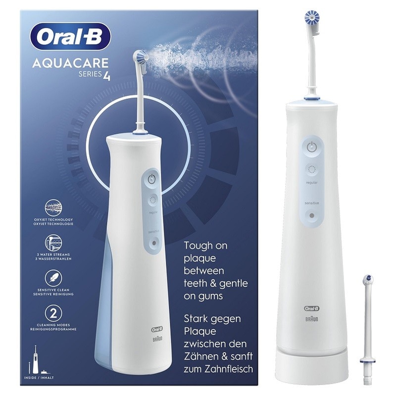 Συσκευή Καθαρισμού Στόματος ORAL-B AQUACARE 4 - Λευκό