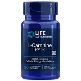 Αμινοξύ Life Extension L-carnitine 500mg - 30 κάψουλες