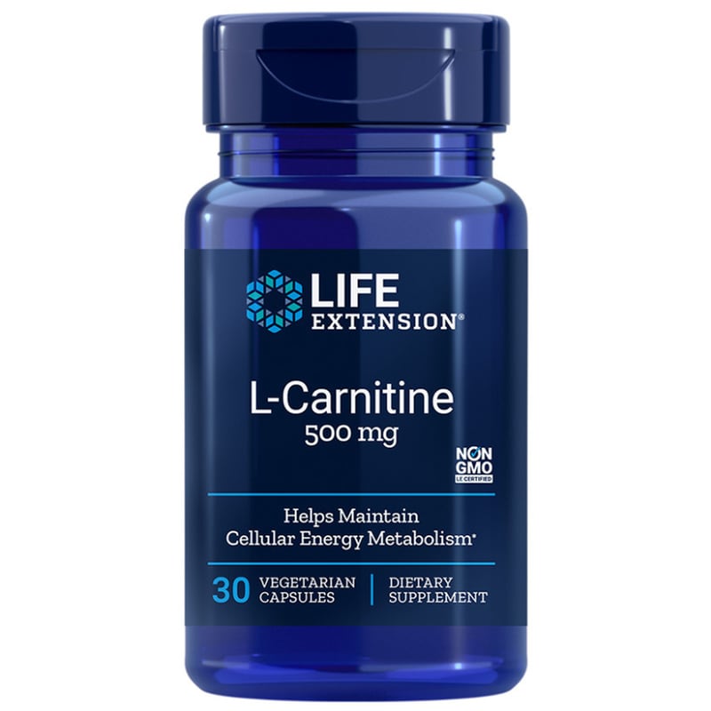 Αμινοξύ Life Extension L-carnitine 500mg - 30 κάψουλες